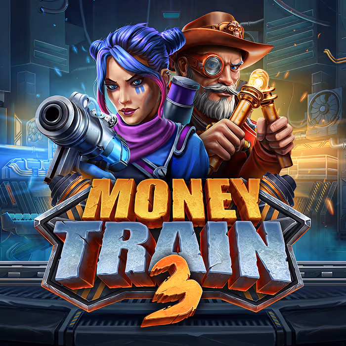 Money Train 3 slot oyunu - genişleyen semboller ve bonus turları ile western tren temalı slot